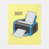 Afbeelding printercartoon fleece deken (Voorkant)