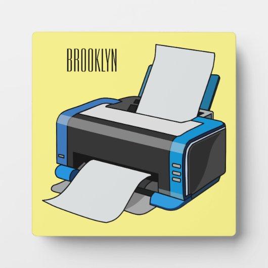 Afbeelding printercartoon fotoplaat (Voorkant)