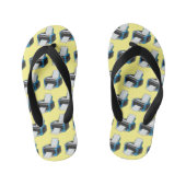 Afbeelding printercartoon kinder teenslippers (Voetbed)