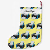 Afbeelding printercartoon kleine kerstsok (Achterkant)