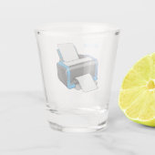 Afbeelding printercartoon shot glas (Achterkant)