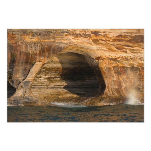 Afbeelding Rocks NL grot Michigan Foto Afdruk (Voorkant)