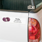 Afbeelding rode cartoon bumpersticker (Op Truck)