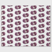 Afbeelding rode cartoon cadeaupapier (Vlak)