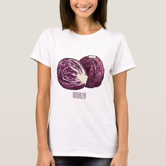 Afbeelding rode cartoon t-shirt (Voorkant)