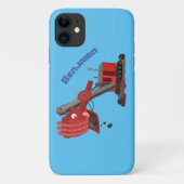 Afbeelding rode stoomschotel cartoon Case-Mate iPhone case (Achterkant)