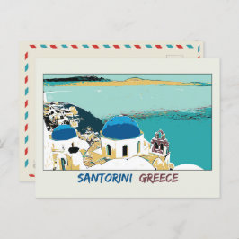 Afbeelding Santorini, Grieks Briefkaart