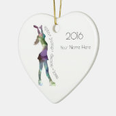 Afbeelding Schaats-versiering Keramisch Ornament (Links)