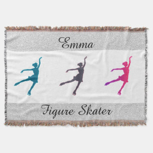 Afbeelding schaatsen/ijsschaatsen Aangepaste tromm Deken