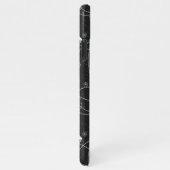 Afbeelding Schaatsen schaatsen op donkergrijs iPhone Hoesje (Rechterkant)