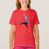 Afbeelding schaatsen T-Shirt (Voorkant)