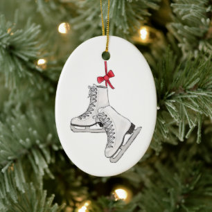 Afbeelding Schaatsen versieren Keramisch Ornament