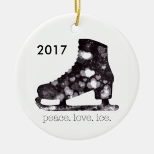 Afbeelding Schatende sierse vredes-ijs Keramisch Ornament