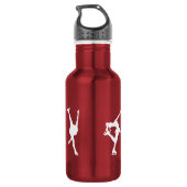 Afbeelding Schatwaterflesje (18 oz), rood Waterfles (Achterkant)