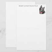 Afbeelding Schipperke Briefpapier (Voorkant / Achterkant)
