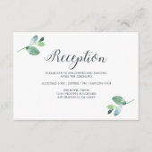 Afbeelding script Eucalyptus Foliage Weddenschappe Informatiekaartje (Voorkant)