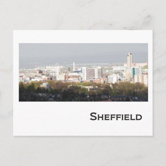 Afbeelding Sheffield Landscape Briefkaart (Voorkant)