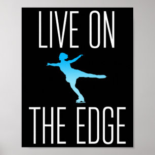Afbeelding Skater Gift Ice Skating Schaatsen Cadea Poster
