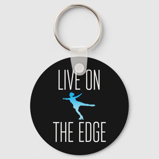 Afbeelding Skater Gift Ice Skating Schaatsen Cadea Sleutelhanger (Voorkant)