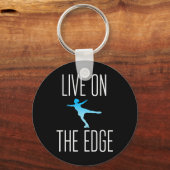 Afbeelding Skater Gift Ice Skating Schaatsen Cadea Sleutelhanger (Voorkant)