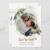 Afbeelding Sparen de Kaart van de Datum van de Wed (Voorkant / Achterkant)