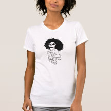 Afbeelding T-Shirt voor vrouwen Afro