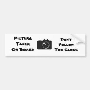 Afbeelding Taker Bumpersticker