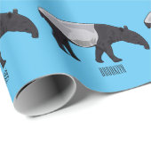 Afbeelding Tapir cartoon Cadeaupapier (Rol Hoek)