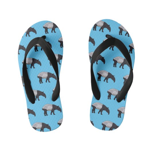 Afbeelding Tapir cartoon Kinder Teenslippers (Voetbed)