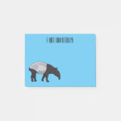Afbeelding Tapir cartoon Post-it® Notes (Voorkant)