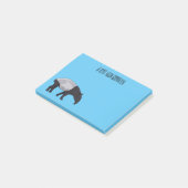 Afbeelding Tapir cartoon Post-it® Notes (Schuin)