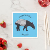 Afbeelding Tapir cartoon Servet (Insitu)