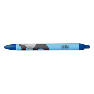 Afbeelding Tapir cartoon Zwarte Inkt Pen