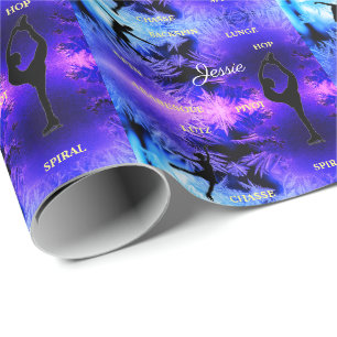 Afbeelding tekenpapier met maataanduiding voor typ cadeaupapier