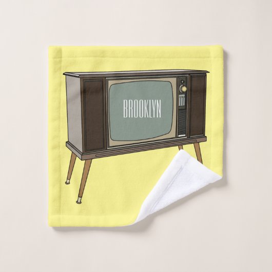 Afbeelding televisie-cartoon bad handdoek (Wasdoekje)