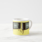Afbeelding televisie-cartoon espresso kop (Voorkant rechts)