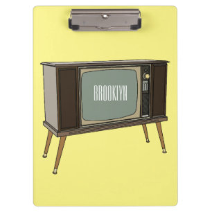 Afbeelding televisie-cartoon klembord