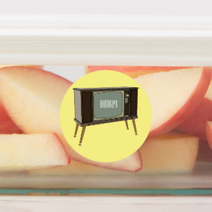 Afbeelding televisie-cartoon labels