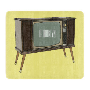 Afbeelding televisie-cartoon snijplank