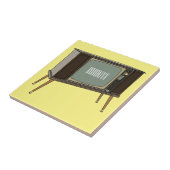 Afbeelding televisie-cartoon tegeltje (Zijkant)