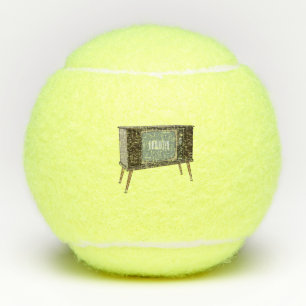 Afbeelding televisie-cartoon tennisballen
