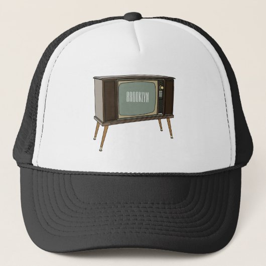 Afbeelding televisie-cartoon trucker pet (Voorkant)
