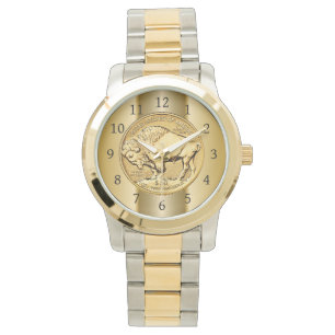 Afbeelding toont een Amerikaanse Buffalo Gold Proo Horloge