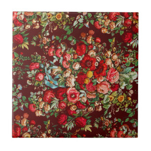 Afbeelding uit de industriële kunsten van de 19e e tegeltje