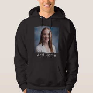 afbeelding uploaden Aangepaste foto en naam Gepers Hoodie