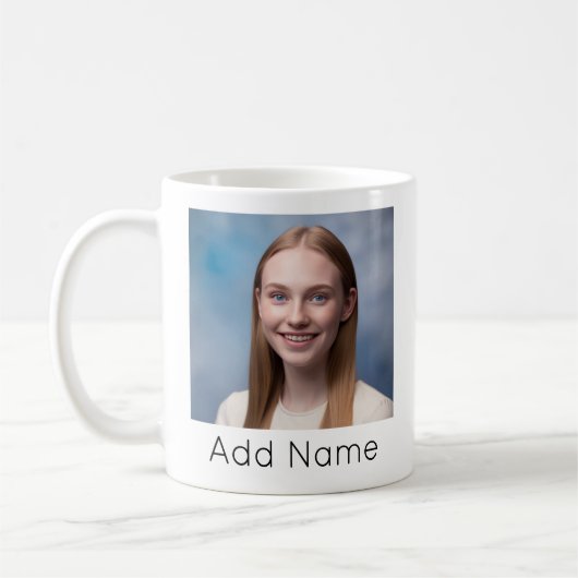 afbeelding uploaden Aangepaste foto en naam Gepers Koffiemok (Links)