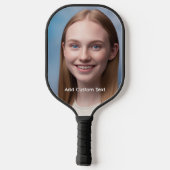 afbeelding uploaden Aangepaste foto en naam Gepers Pickleball Paddle (Achterkant)