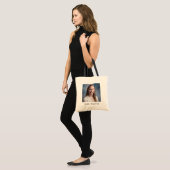afbeelding uploaden Aangepaste foto en naam Gepers Tote Bag (Voorkant (model))