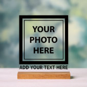 Afbeelding uploaden Foto & Tekst toevoegen – Aanpa Acryl Bord (Neutraal)