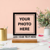 Afbeelding uploaden Foto & Tekst toevoegen – Aanpa Acryl Bord (Huwelijk)